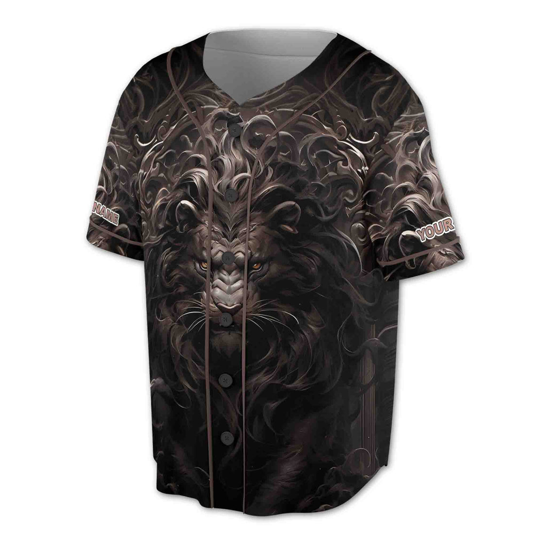 Grunge Gothic Lion Eyes Lion Lover Gift Baseball Jersey S-5XL