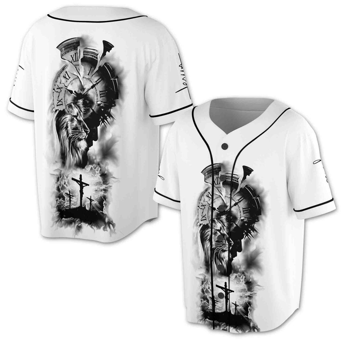 Timeless Lion Of Judah Jesus Baseball Jersey S-5XL