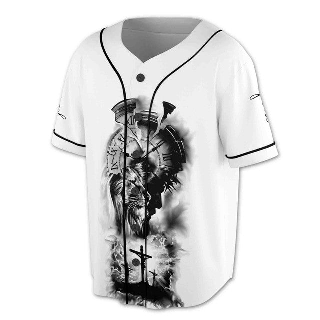 Timeless Lion Of Judah Jesus Baseball Jersey S-5XL