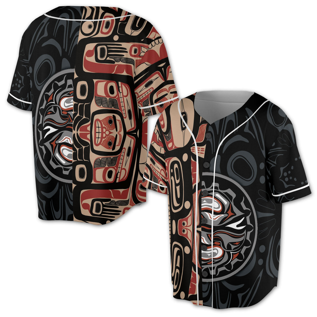 Haida North Coast Art Art Spirit Baseball Jersey S-5XL