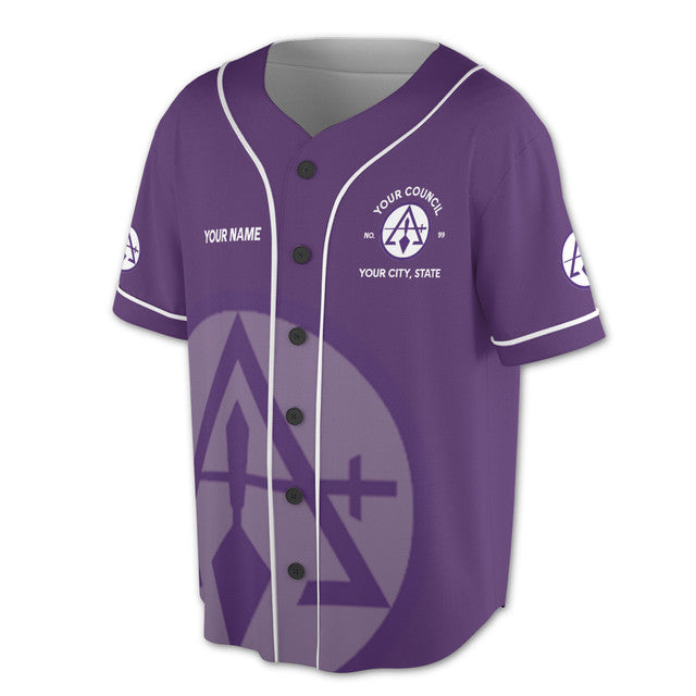 Customized Cryptic Masonry Royal Select Baseball Jersey S-5XL