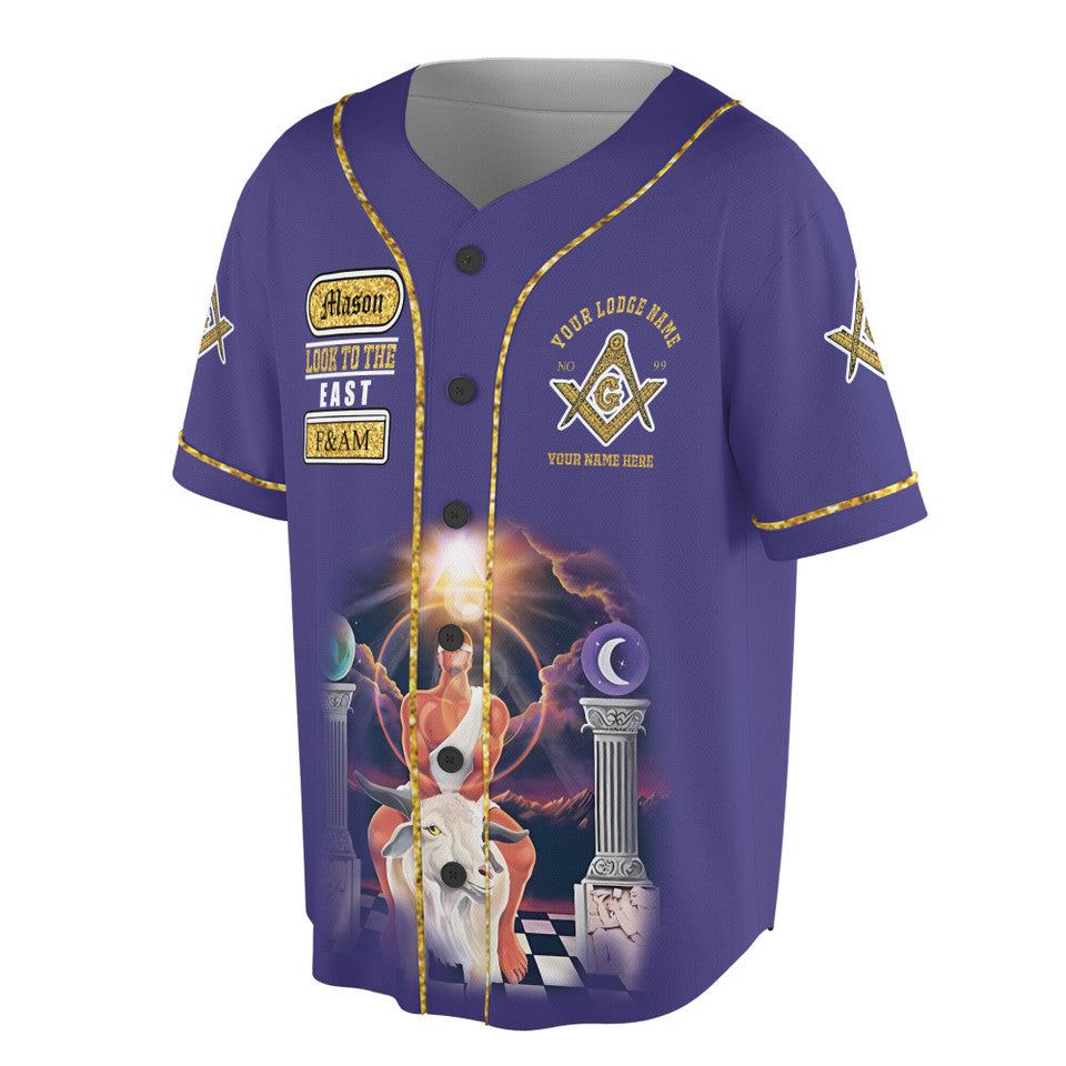 Freemason Prince Hall Masonic Medieval Baseball Jersey S-5XL