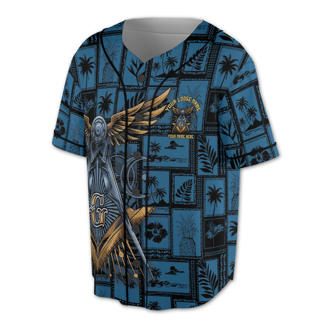 Custom Freemasonry Masonic Vintage Baseball Jersey S-5XL