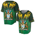 Custom Patriotic Guyana Coat of Arms Baseball Jersey S-5XL
