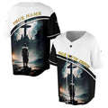 Custom Name Walk With Jesus Baseball Jersey S-5XL