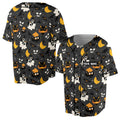 Custom Funny Cute Halloween Character Baseball Jersey S-5XL