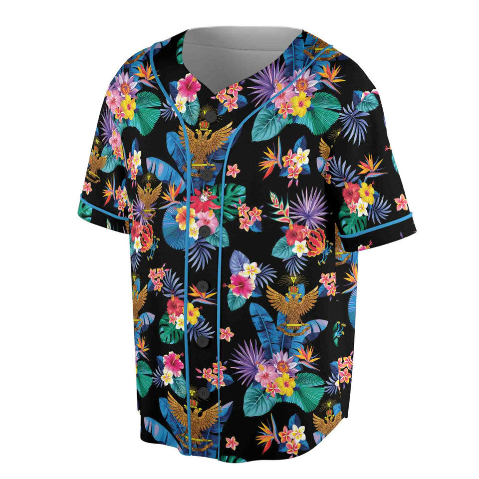Customized Scottish Rite 33 Palm Leaf Baseball Jersey S-5XLv