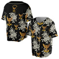 Scottish Rite 32 Tropical Floral Baseball Jersey S-5XL