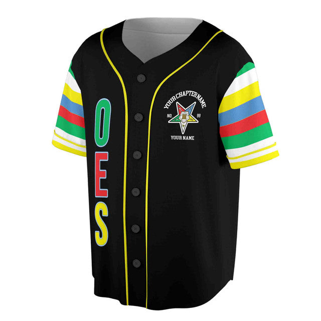 Personalized Eastern Star OES 1850 Baseball Jersey S-5XL