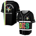 Personalized Eastern Star OES AF&AM Baseball Jersey S-5XL