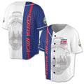 Customized Patriotic Rica Coat of Arms Baseball Jersey S-5XL