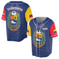 Custom Venezuela Coat of Arms Patriotic Baseball Jersey S-5XL