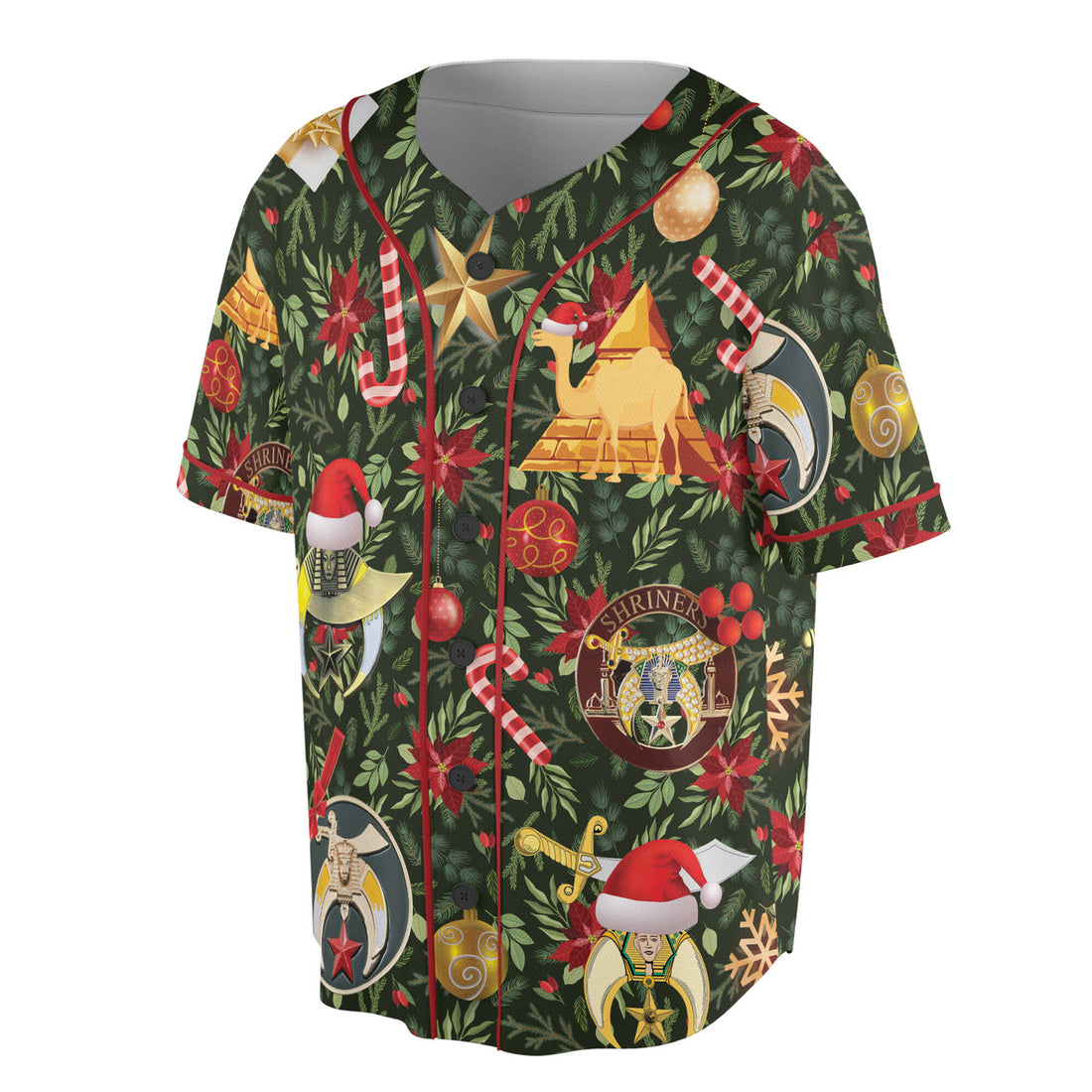 Personalized Noble Merry Christmas Baseball Jersey S-5XL