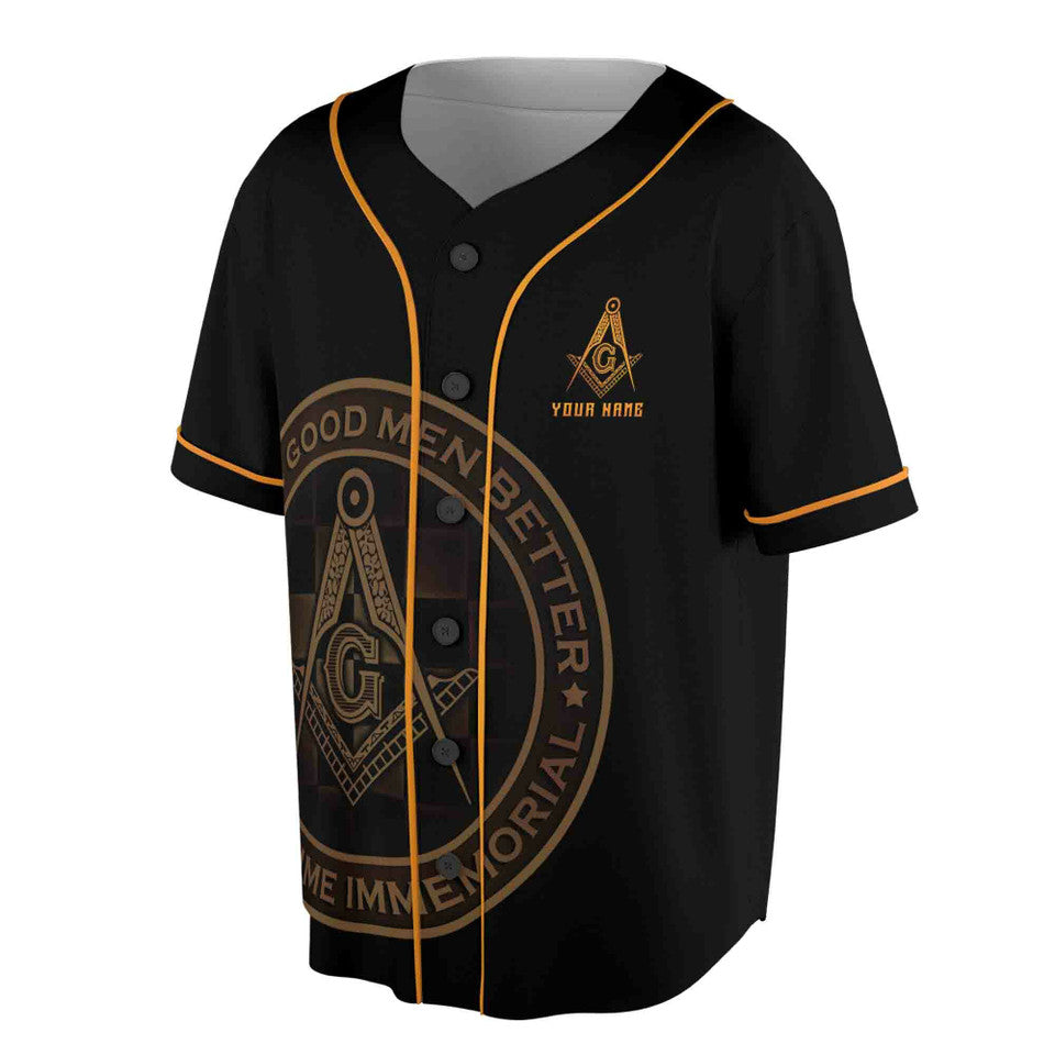 Personalized Making Good Men Better Masonic Lodge Jersey Baseball Jersey S-5XL