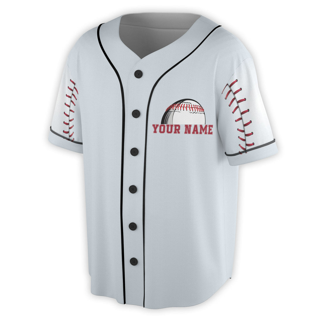 Custom Name I Love Baseball Custom Number Baseball Jersey S-5XL