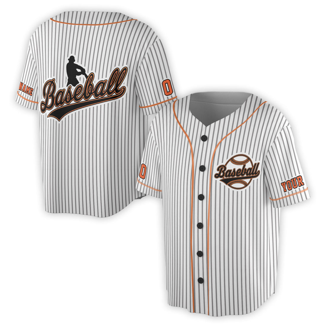Custom Name Number Baseball Player Team Customized Baseball Jersey S-5XL