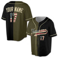 Custom Name Jesus Faith Colorful Geometric 3D Baseball Jersey Size S-5XL