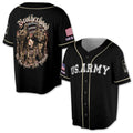 US Army Brotherhood No One Gets Left Behind 3D Baseball Jersey Size S-5XL