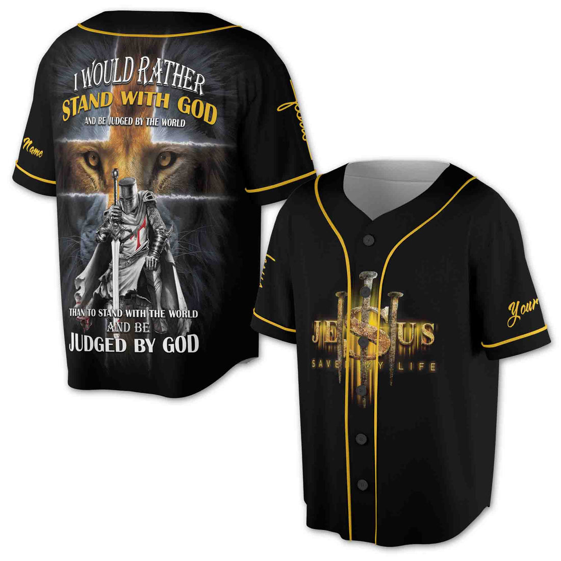 Baseball Tee Jesus Baseball Jersey Shirt Size S-5XL