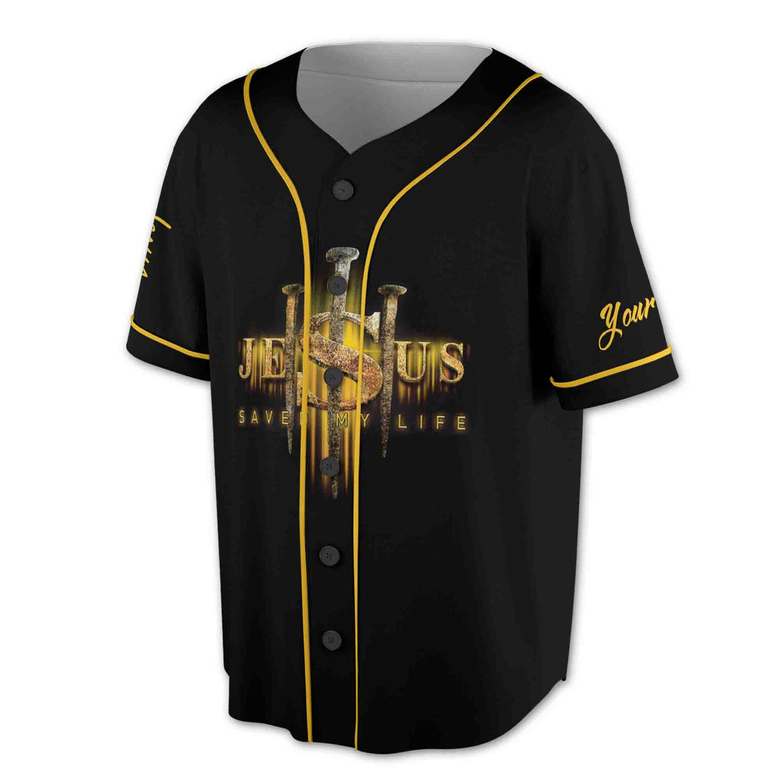 Baseball Tee Jesus Baseball Jersey Shirt Size S-5XL