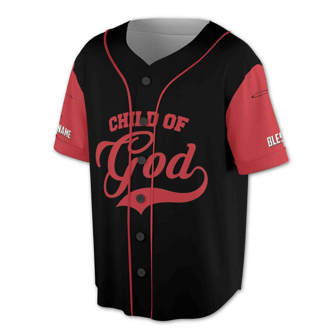 Baseball Tee Jesus - The warrior The child of God Baseball Jersey S-5XL