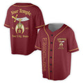 Custom Name Number Temple Shriners Noble Freemason Baseball Jersey S-5XL