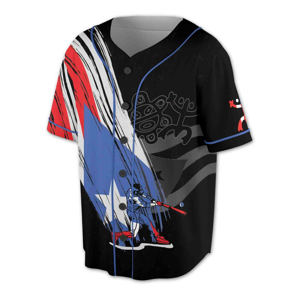 Personalized Puerto Rico Frog 3D Baseball Jersey k1 S-5XL