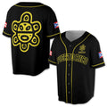 Custom Taino Sun Puerto Rico Custom Name Baseball Jersey S-5XL