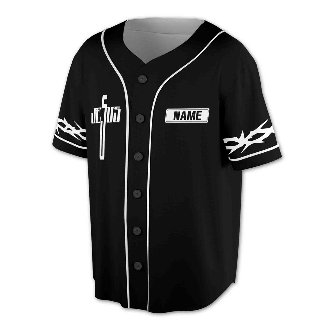 Personalized Name Jesus I May Not Be Perfect 3D Baseball Jersey Size S-5XL