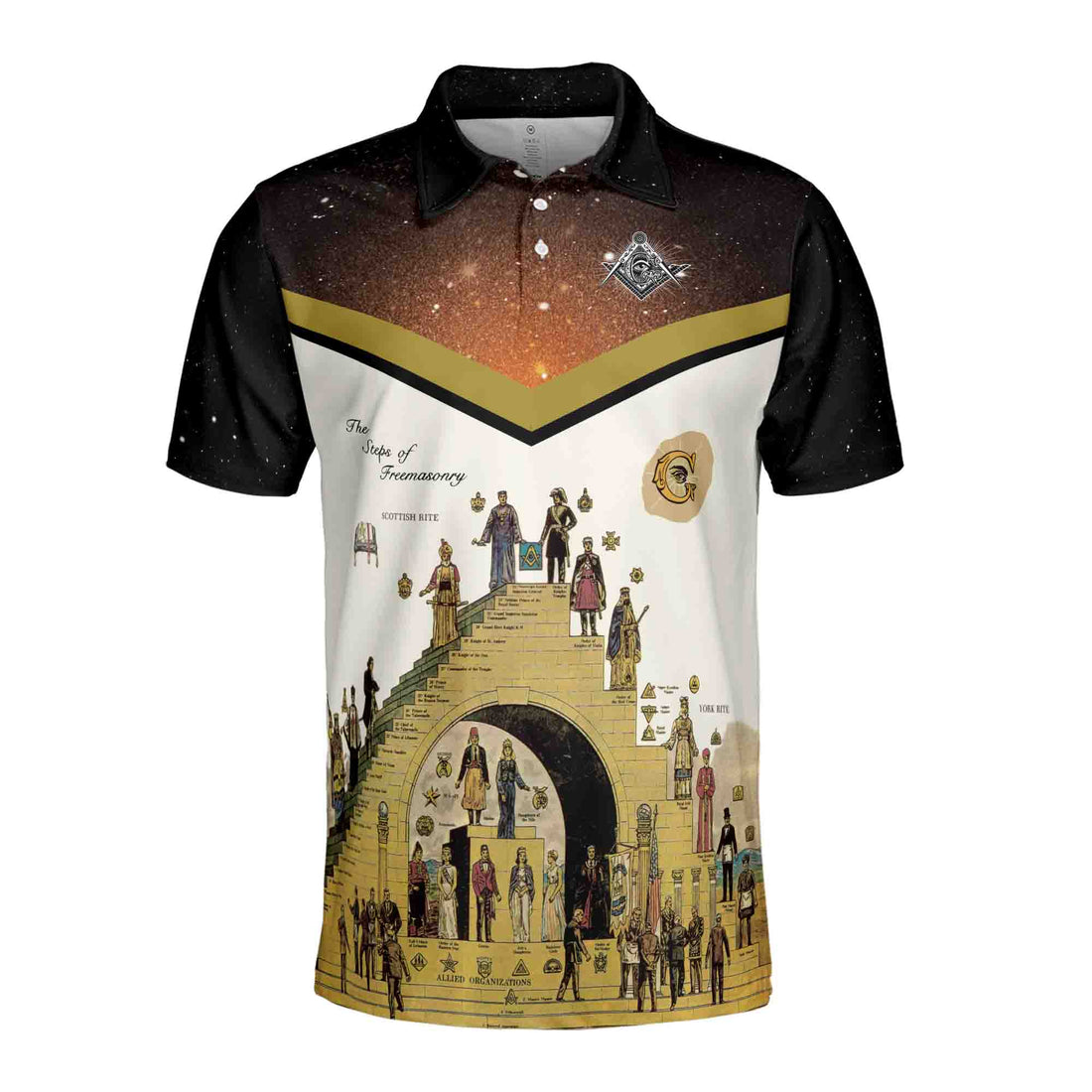 Freemasonry The Structure Of Freemasonry Men's Polo Shirt S-5XL