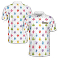 Funny Cute Colorful Monster Cartoon Golf Men's Polo Shirt S-5XL