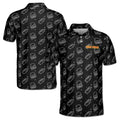 Funny Hotdog Hamburger Doodle Pattern Golf Men's Polo Shirt S-5XL
