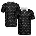 Funny Women Breast Doodle Golf Men's Polo Shirt S-5XL