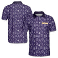 Funny Drawing Christmas Pattern Gift Golf Men's Polo Shirt S-5XL