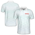 Funny Wave In Ocean Pattern Golf Men's Polo Shirt S-5XL