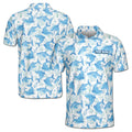Funny Blue Whale In The Ocean Men's Polo Shirt S-5XL