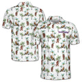 Funny Sasquatch Bigfoot Playing Golf, Tropical Golf Gift Men's Polo Shirts S-5XL