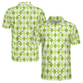 Funny Golf Icon Checked Pattern Golf Men's Polo Shirt S-5XL