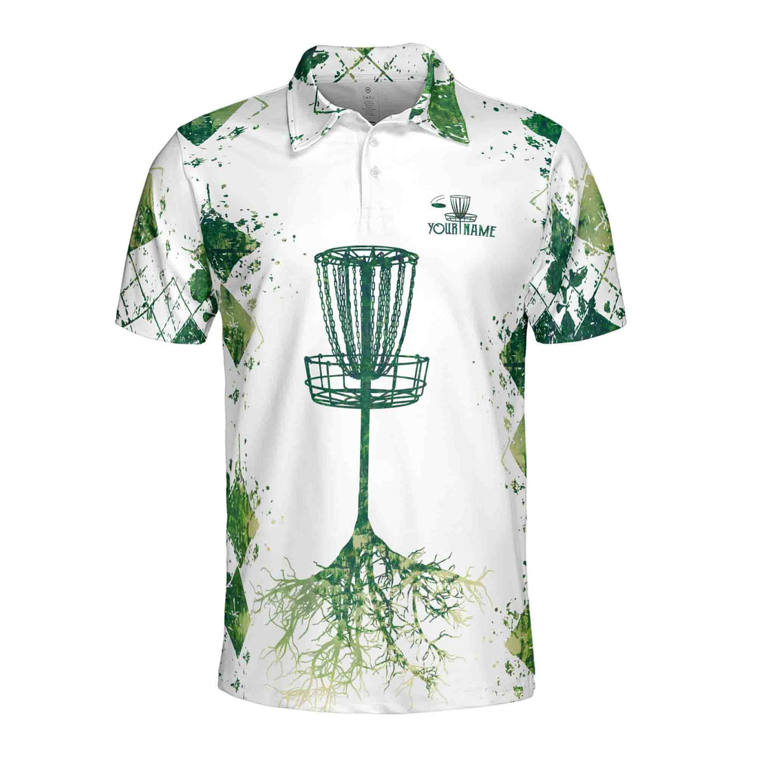Custom Name Funny Disc Golf No Little Balls Just Big Discs Men's Polo Shirt S-5XL