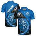 Custom Name Team Name Darts Graphic Arts Darts Team Men's Polo Shirt S-5XL