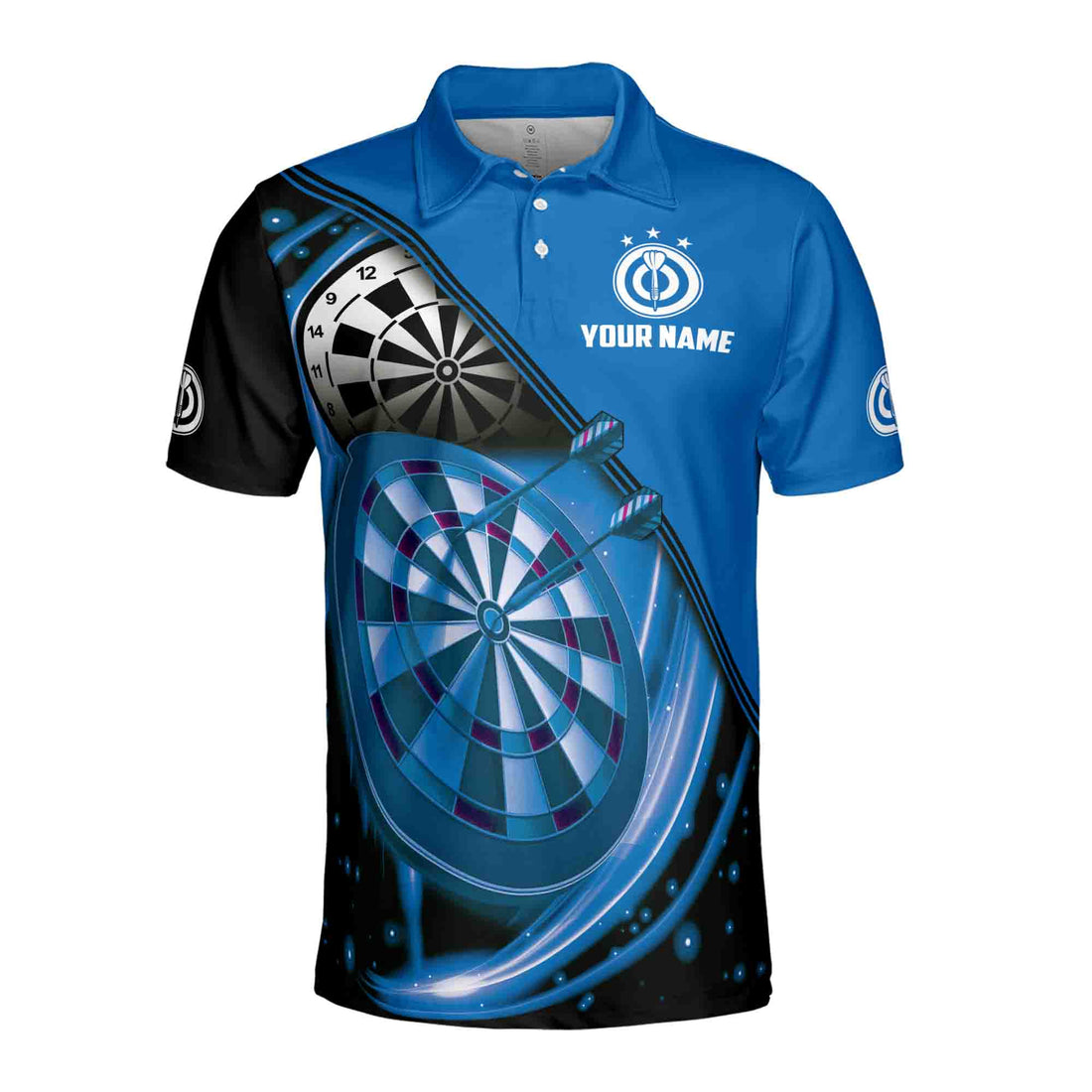 Custom Name Team Name Darts Graphic Arts Darts Team Men's Polo Shirt S-5XL