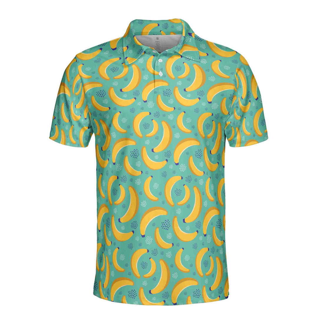 Funny Banana Pattern Golf Men's Polo Shirt S-5XL