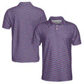 Funny Colorful Footprints Gift Golf Men's Polo Shirt S-5XL
