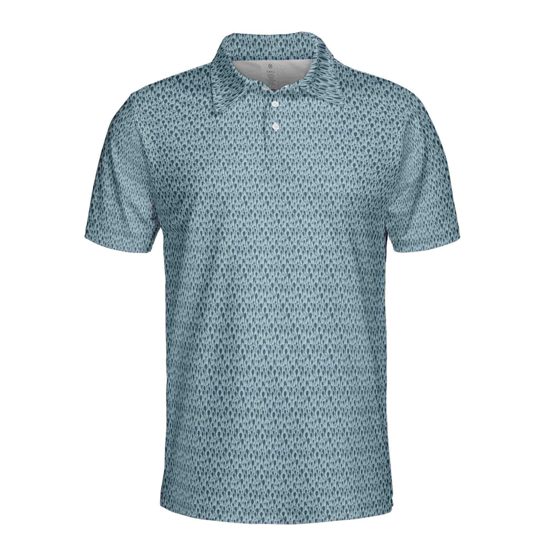 Funny Cute Tiny Swimmer Golf Men's Polo Shirt S-5XL