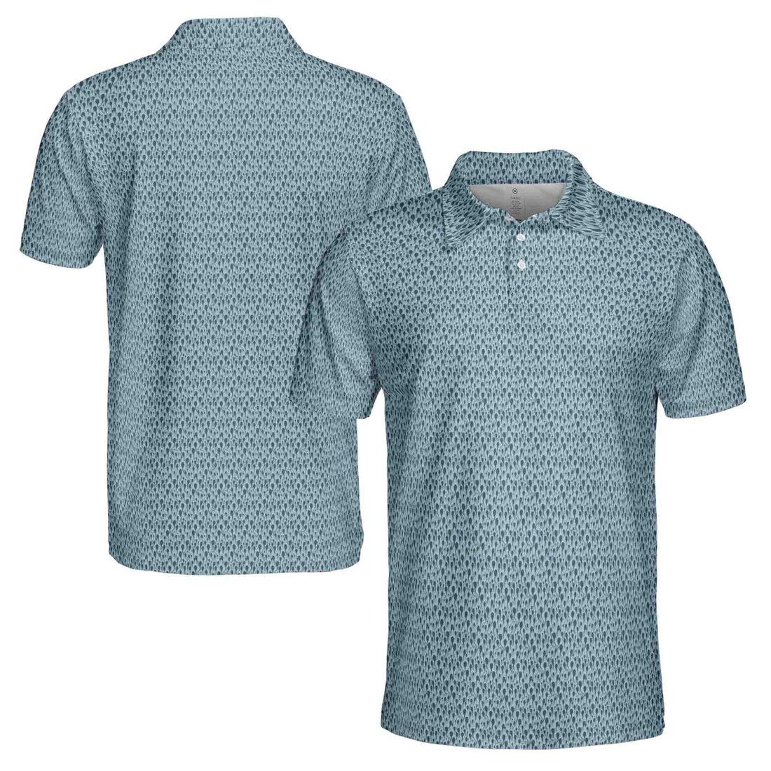 Funny Cute Tiny Swimmer Golf Men's Polo Shirt S-5XL