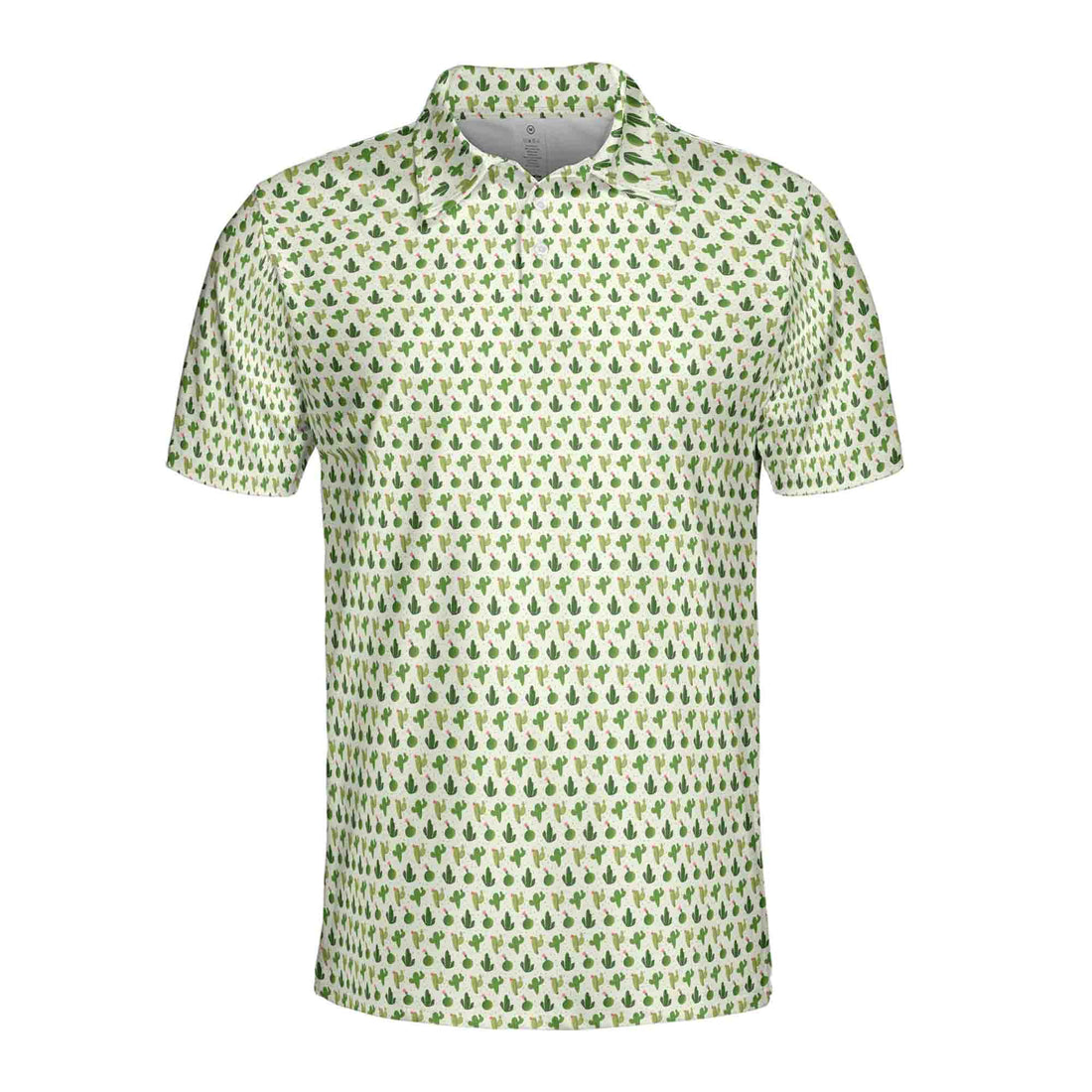 Funny Tiny Cactus Doodle Golf Men's Polo Shirt S-5XL