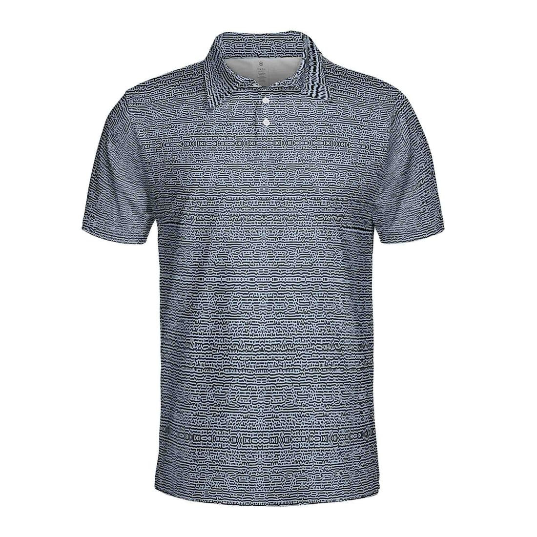 Funny Tribal Art Text Golf Men's Polo Shirt S-5XL