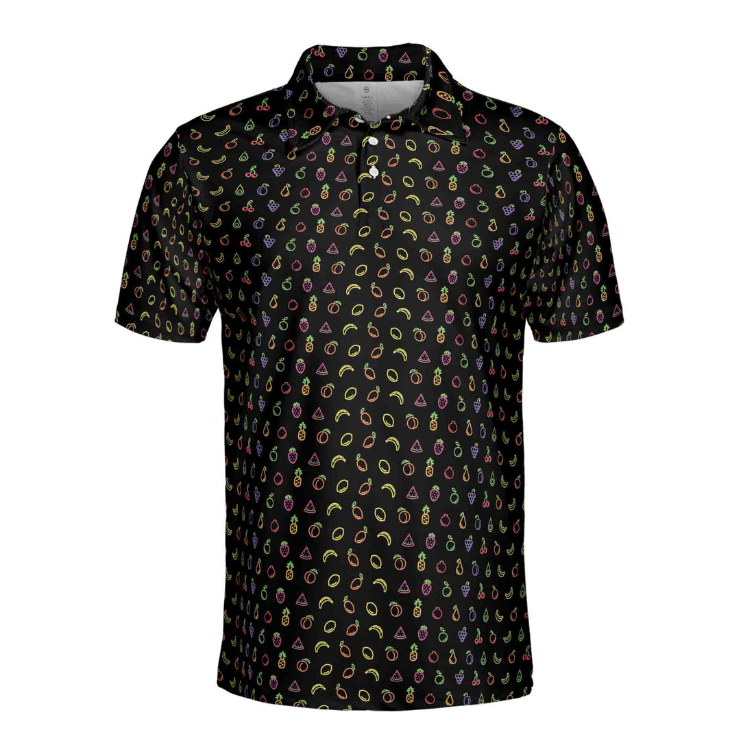 Funny Light Fruit Golf Men's Polo Shirt S-5XL