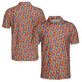 Funny Colorful Smiley Golf Shirt Men's Polo Shirt S-5XL