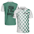 Custom Name Just One More Hole I Promise Golf Men's Polo Shirt S-5XL